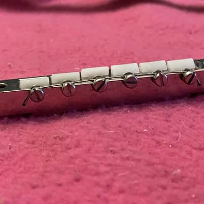 vintage 1970 1972 Gibson ABR1 NICKEL bridge for Les Paul es 335 SG 175 Barney Kessel 150 340 es-125 image 6
