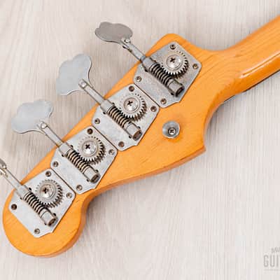 1994 Fender American Vintage ‘62 Jazz Bass Stack Knob Sunburst, 100% Original w/ Tweed Case image 5