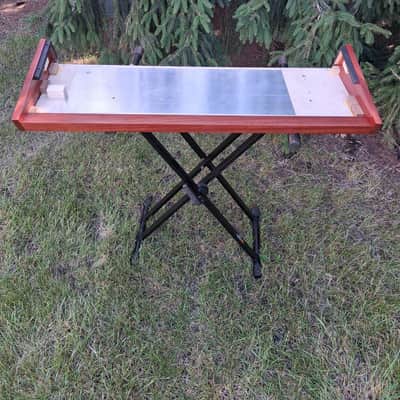 Korg PolySix Synthesizer Replacement Chassis / Body / Case - Exotic African Sapele Wood image 4