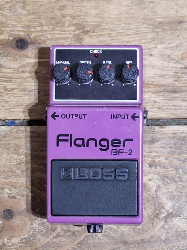 Vintage Boss BF-2 Flanger (Black Label) 1980 - 1984 - Purple image 1