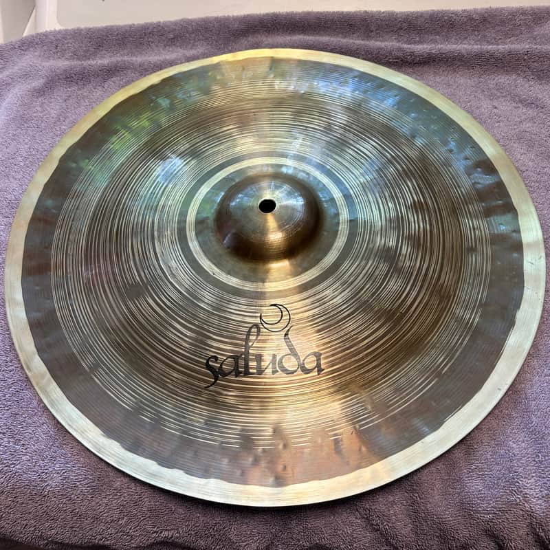 Saluda Symbolic Series 18 In. Medium Thin China Cymbal, 1,097 Grams, Video Demo. MINT image 1