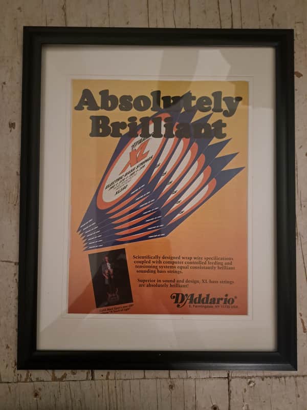 1989 D'Addario XL Advertisement image 1