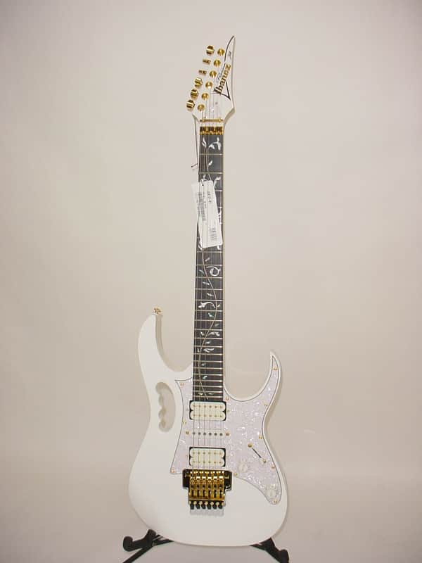 Ibanez Steve Vai Signature Premium JEM7VP Electric Guitar - White w/ Gigbag image 1