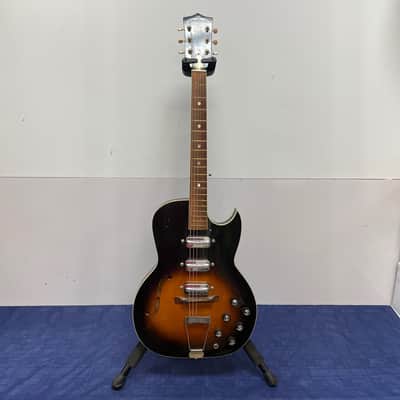 Vintage 1960 Kay Truetone 573 Speed Demon Hollow Body Electric Guitar with Case image 2