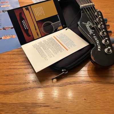1983-1992 Fender Catalina II - California Series - Made in Korea - Black image 2