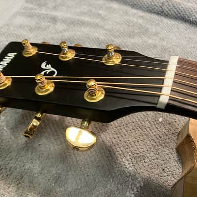 Yamaha F335 - Black w/ Upgrades Bone Nut/Saddle, Fretwork, Low Action image 6