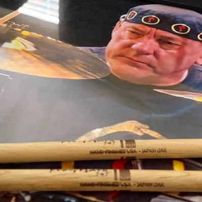 Neil Peart Stage Sticks “NP” Initials Time Machine Tour 2010-2011 Rare image 3