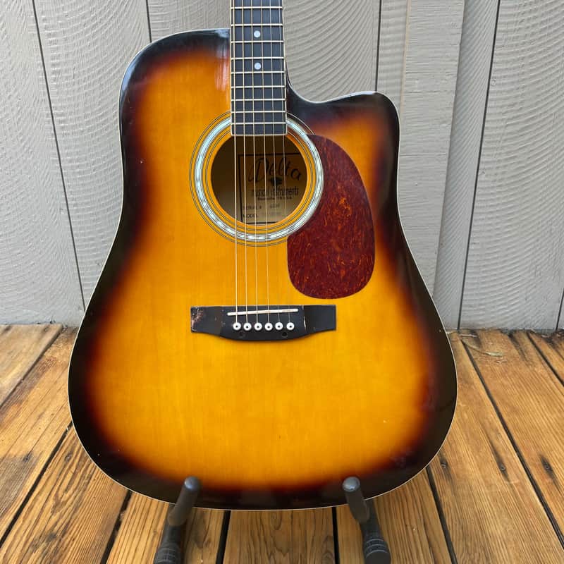 Delta D42 / CEQSB Acoustic Guitar with Cutaway & Gig bag Nashville, TN image 1