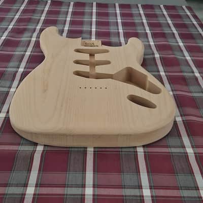 Woodtech Routing - 2 pc. Alder Hardtail Stratocaster Body - Unfinished image 3