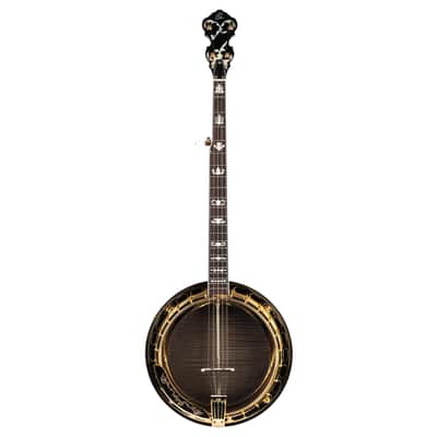 Ortega Falcon Series 5-String Resonator Banjo, Flamed Maple with Gold Hardware image 2