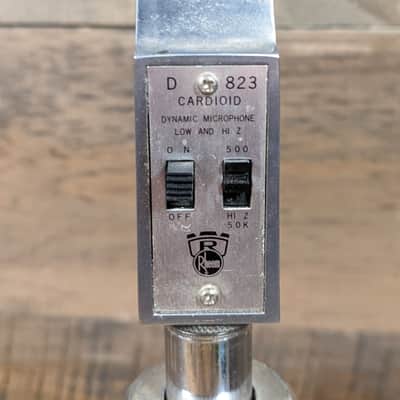 Rheem D-823 Dynamic Microphone on Atlas Table Stand image 3