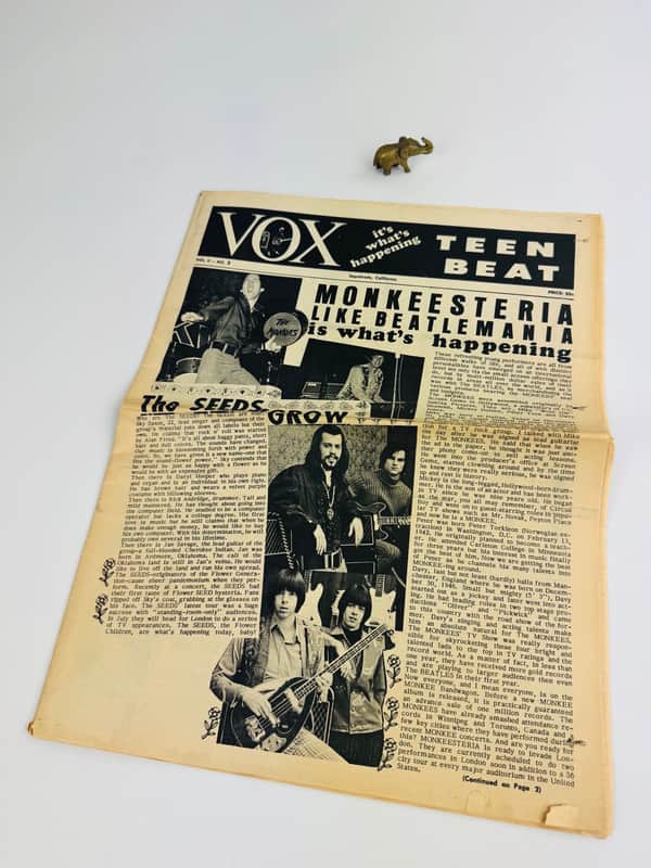 Vox Teen Beat Newspaper (Vol. II, No. 2) 1967 image 1