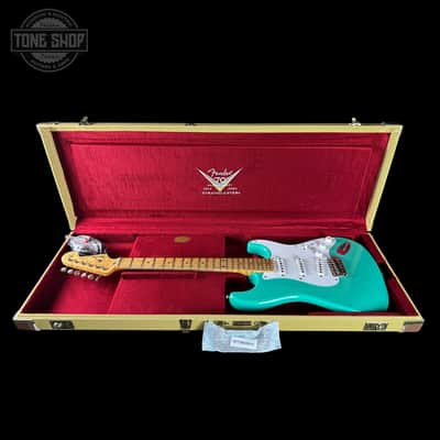 Fender Custom Shop 70th Anniversary 1954 Stratocaster Journeyman Relic Seafoam Green w/case image 12