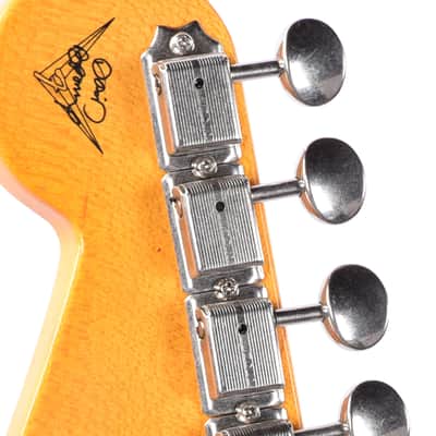 Fender Custom Shop 1963 Stratocaster Deluxe Closet Classic Aged Cadillac Green Master Built by David Brown (Serial #R129400) image 16