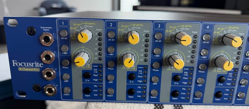 Focusrite ISA 828 MkII 8-Channel Mic Pr w/ Digital Card image 1
