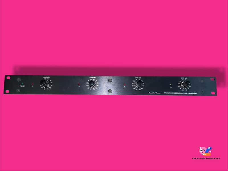 c.1999 George Massenburg GML Model 8304 Transformerless Microphone Preamp Mic MK1 Populated Faceplate Face Panel Assembly Grayhill *Spare Parts-Repair image 1