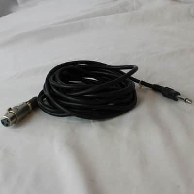 Italian Instrument Cable Mono 1/4" Male to 3 Pin XLR Female image 1