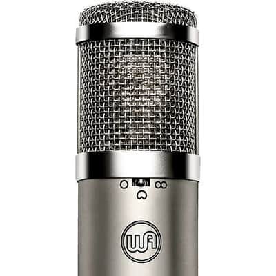 Warm Audio WA-47Jr Large-Diaphragm Condenser Microphone - Nickel with On-Stage Stands MS7701B Microphone Stand and 20' XLR Cable image 4