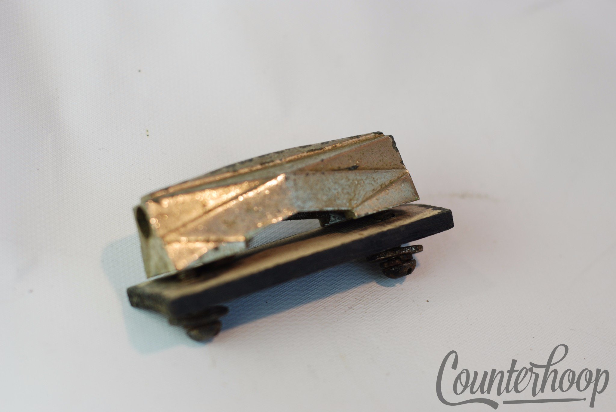 Gretsch Bass/Floor Tom Drum Broadkaster Rocket Lug Brass Inserts Vintage Nickel - Mint / 6.95/24.95 — main photograph