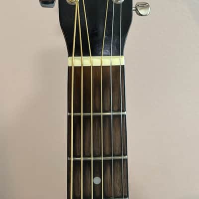 Abilene AW-15 Dreadnought Acoustic Guitar 1990s - Natural image 3