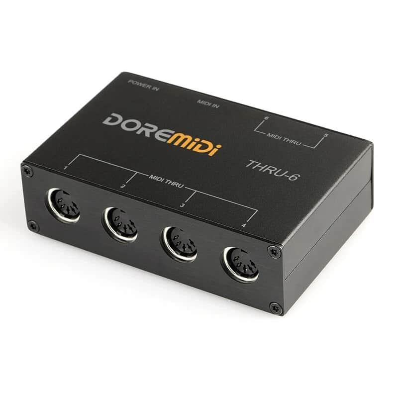 MIDI THRU-6 Box | 1-In 6-Out MIDI Splitter image 1