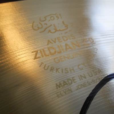 Elvin Jones’ Signed 20″ A. Zildjian Engraved 75th Birthday Cymbal, Authenticated image 3