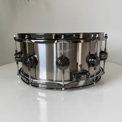 Rare DW Collector's Series 6.5x14” Black Ti Titanium Metal Snare Drum image 11