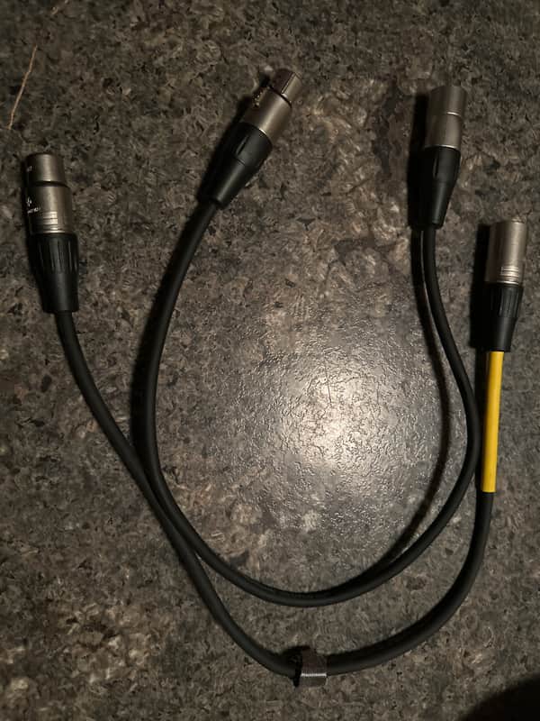 2 pack Sweetwater Mic cables 2026 1.6 foot - Black image 1