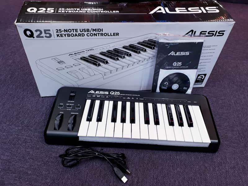 Alesis Q25 25 Key USB/MIDI Keyboard image 1