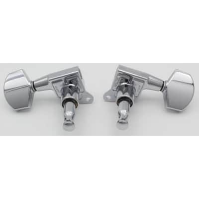 Gotoh Tuners - SG381, Large Schaller-style Knob, 3 per side, Color: Chrome image 2