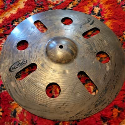 Orion Groove X Concept Crash 16" - Oxidized 995g *EUC* Trash Effects Made In Brazil image 6