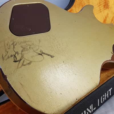 Vintage 1980 Gibson Les Paul Standard *Rare All Silver* USA Folk Art image 19
