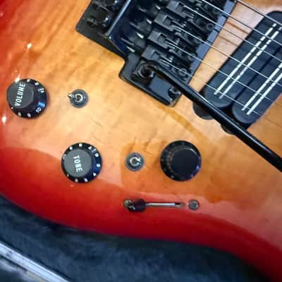 1990 Fender Heartfield EX-2 Made in Japan – Figured Maple Top, Rare Gray Case, Paperwork & Extras image 21