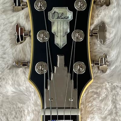 D'Angelico DADBRIMWLNS 6 String RH Double Cutaway Electric Guitar - Matte Walnut image 5