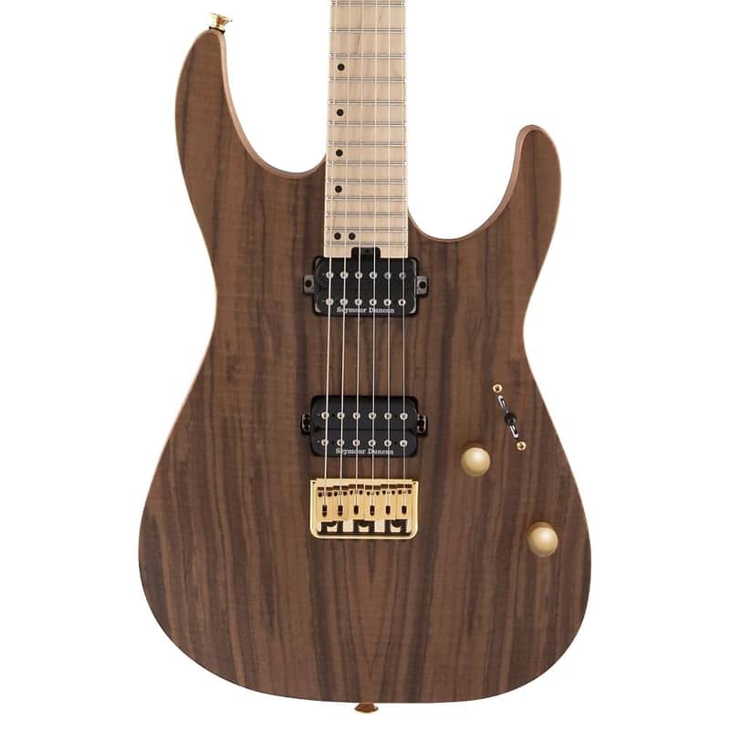 Charvel Pro-Mod DK24 HH HT M Mahogany with Figured Walnut Top image 2