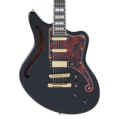 D'Angelico Deluxe Bedford SH - Black (DADBEDSHSBKGS) image 7