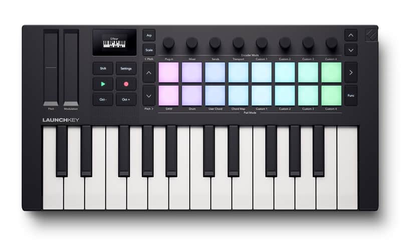 Novation LAUNCHKEY MINI 25 MK4 25-key MIDI Ableton Live Keyboard Controller image 1
