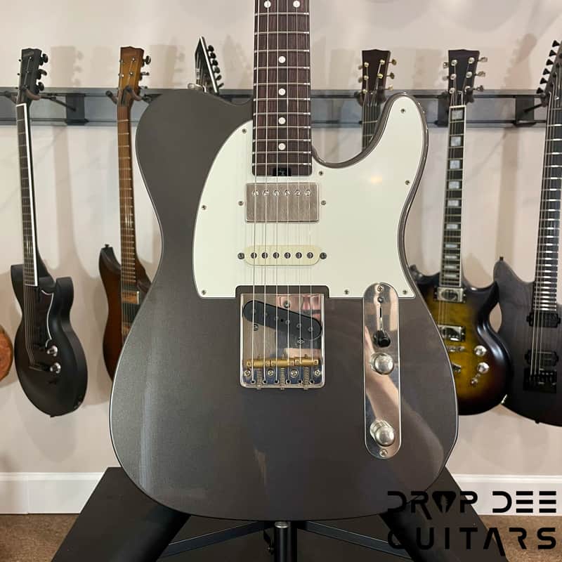 Schecter Custom Shop PT Wembley Studio Electric Guitar w/ Case-Charcoal Metallic Aged Nitro image 1