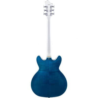 Hagstrom TREVIDLX-CLS Tremar Viking Deluxe 6-String Electric Guitar- Cloudy Seas (Open Box) image 1