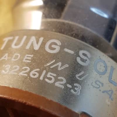 Tung-Sol 6550 Beam Power Pentode tNOS AT1000 TESTED Vacuum Tube RARE early smooth plate no-hole 3 getters premium 1961 image 3