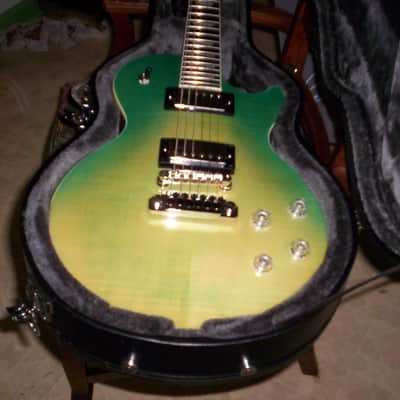 Epiphone Les Paul Custom 2019 - Carribean Burst/with Case image 1