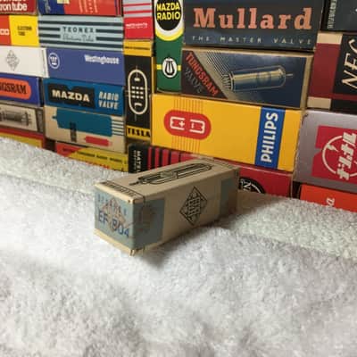 Sealed Box True NOS Telefunken Germany EF804 Vintage 1964 Audio / Mic Tube ~ V72 / V76 / Siemens / AEG / Neumann image 2