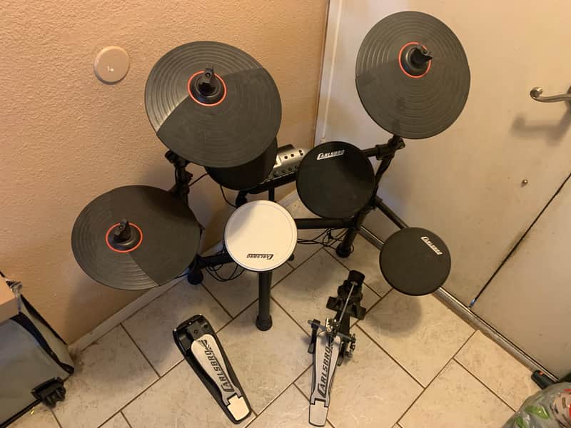Carlsbro CSD-120 Electronic Drum Kit 2022 - Present - Black image 1