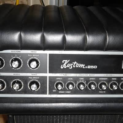 Vintage 1972 Kustom K250-4 Solid State 250 Watt Tuck & Roll Head! image 1