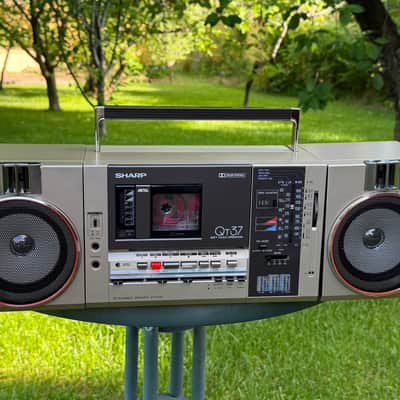 👉Sharp QT-37 Rare Vintage Japan Boombox New Condition OEM Box Serviced Warranty image 20