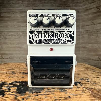 DOD Milk Box Compressor FX84 White 1990s | Reverb