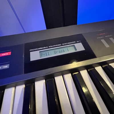 Roland Alpha Juno-1 49-Key Programmable Polyphonic Synthesizer 1985 - 1988 - Black image 2