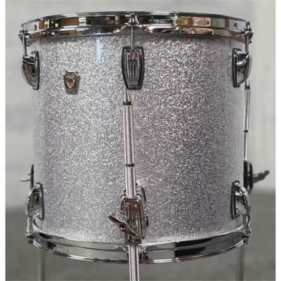 Used Ludwig Classic Oak 6pc Drum Set Silver Sparkle - Very Good image 10