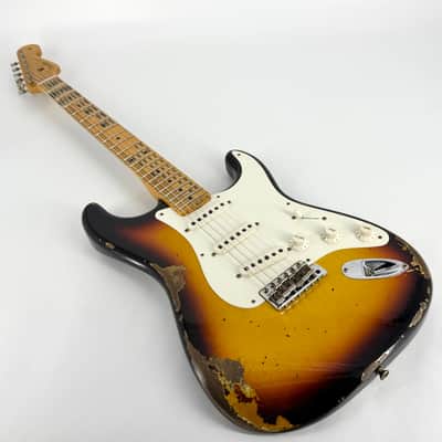 2023 Fender Custom Shop ’56 Heavy Relic Stratocaster – 3 Tone Sunburst image 13