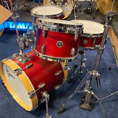 Gretsch Brooklyn series 4 piece/holder 2022 - satin cherry image 5